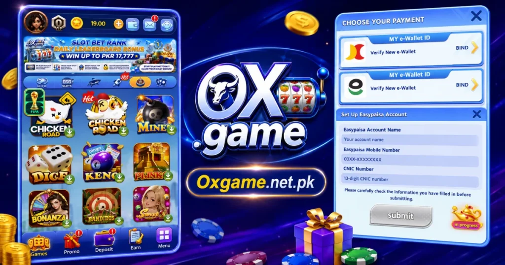 Ox Game Withdrawal method